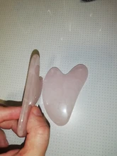 Tablero de Jade Guasha de cuarzo rosa, rascador de piedra Natural, herramientas para terapia de presión corporal, cara, cuello y espalda