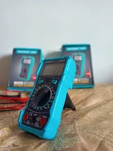 Mileseey-multímetro Digital NCV de rango automático, medidor de voltaje CA/CC, luz Flash, pantalla grande