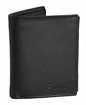 

Pielini-men's wallet in cowhide mod 234, with multiple departments and purse, Black
