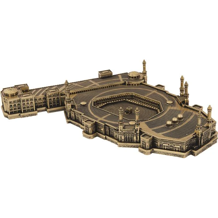 

Gold Color Masjid Al Haram Mecca Islamic Table Decor