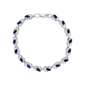 

Silver Bracelet with cubic zirconia sunlight sample 925