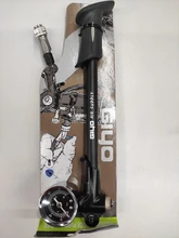 Bike Fork Air-Shock-Pump High-Pressure Mountain-Bicycle Rear-Suspension 300psi GIYO Lever--Gauge