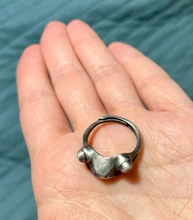 Anillo de rana Vintage para hombres y mujeres, anillo de apertura Retro ajustable Punk, anillos de Color plateado antiguo, anillos de animales para Club nocturno de fiesta