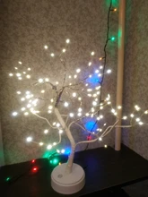 Study-Lamp Battery Holiday-Lighting-Decor Desk Fairy-Night-Light Bedside LED Christmas-Tree