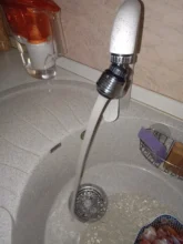 Diffuser Faucet-Connector SPRAYER-FILTER Swivel Water-Saving Kitchen 360-Degree Oauee