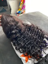 Curlymax onda profunda tiempo Hd transparente 13x6 frente de encaje pelucas de cabello humano Pre arrancado de agua brasileña Frontal rizado pelucas para mujeres