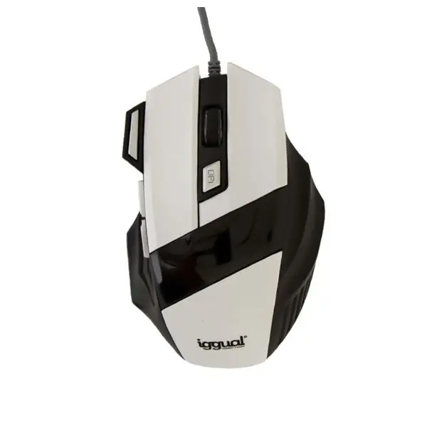 Оптическая мышь iggual IGG315026 STORM 2400 точек/дюйм 7 D USB White