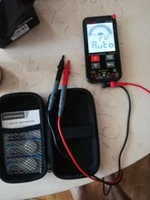 GVDA-multímetro Digital inteligente, probador de voltaje de 600V, Ture RMS AC DC NCV, Ohm, capacitancia Hz