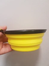 Silicone Bowl Puppy-Food-Container-Feeder Dog-Pet Folding Travel Collapsible Outdoor