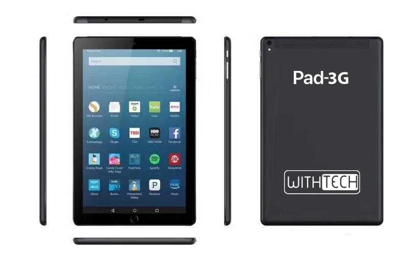  Tablet 101 inch WITHTECH Pad-3G Double Crystal octa core 4 GB RAM 32