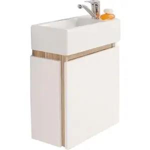 

Curbstone under the sink aquaton EClips 46 m left, Ebony light (light)