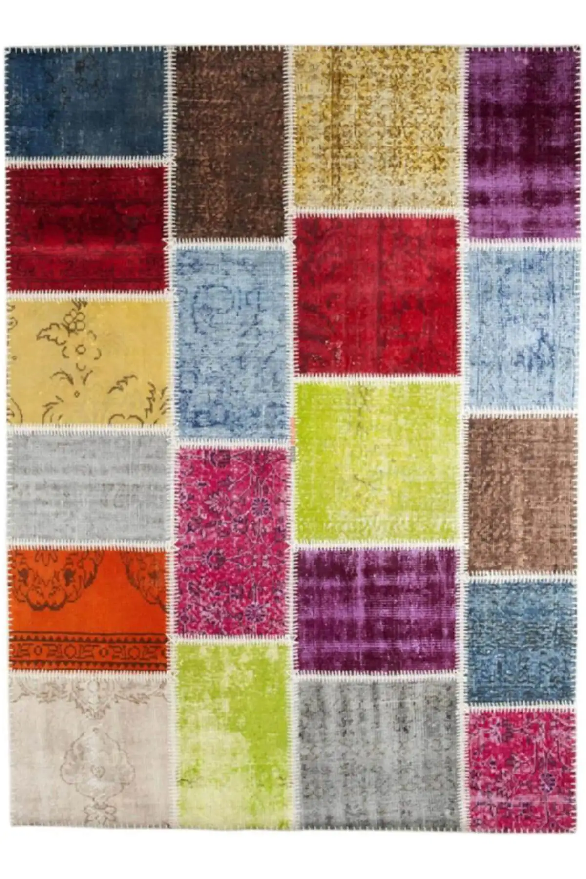 

Giz Home Anatolian Patchwork Handmade Carpet 120x180