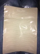 Tatuaje Microblading para práctica de cejas, cosmético para la piel, sin tinta, maquillaje permanente, entrenamiento de cejas, suministro de tatuaje para la piel