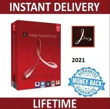 Adobe Creative Cloud – Acrobat Pro DC 2020, modèle x64 Bit, multilingue, tout-en-un, livraison rapide, gratuit à vie