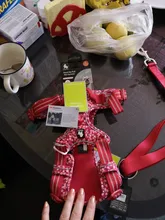 Truelove-arnés Floral sin tirones para mascotas, tela de algodón transpirable y reflectante, suave, para gatos y perros pequeños y medianos, para caminar y correr, TLH5655