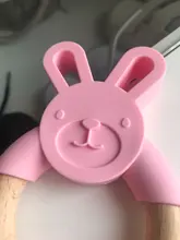 Baby Teething-Toys Rabbit-Ring Free-Accessories Wooden Animal Lets-Make Bpa-Free Food-Grade