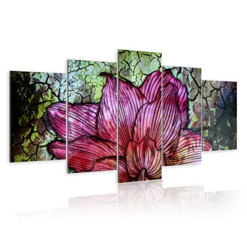 

Table-Stained Glass flower-100x50