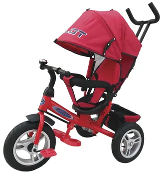 

Three-wheeled bike with handle control. Color: red pilot bc7012734 pta3r/2019
