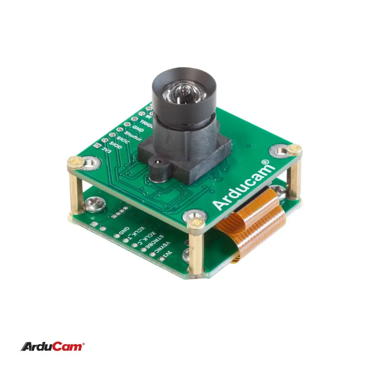 

Arducam Full HD Color Global Shutter Camera for Raspberry Pi, 2.3MP AR0234 Wide Angle Pivariety Camera Module