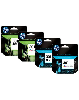 

Original ink cartridge HP 301 XL high capacity Black for HP DeskJet, HP OfficeJet and HP ENVY