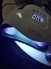 220W SUN X7 Max secador de uñas pantalla LCD 57 LED secador de uñas lámpara UV LED para curado Gel polaco Auto sensor lámpara para uñas