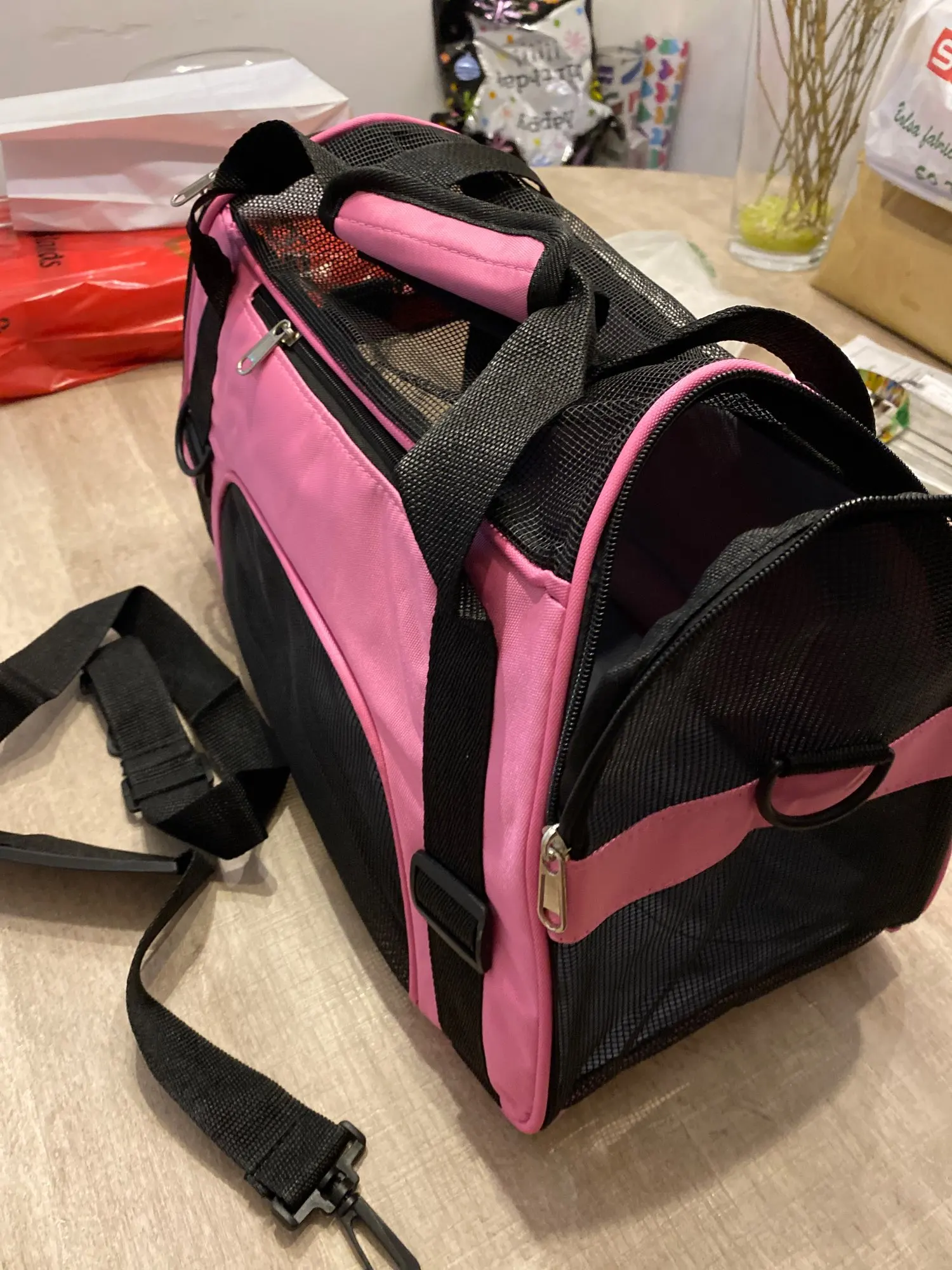Soft-sided Carriers Portable Dog Bag | Outgoing Travel Breathable Dog Handbag photo review