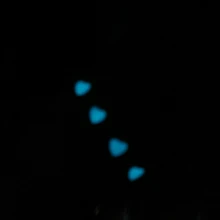 IF ME-Pulseras de corazón de amor para mujer, brazaletes luminosos de moda para mujer, cadenas de eslabones, Color plateado que brillan en la oscuridad, regalo para mujer 2020