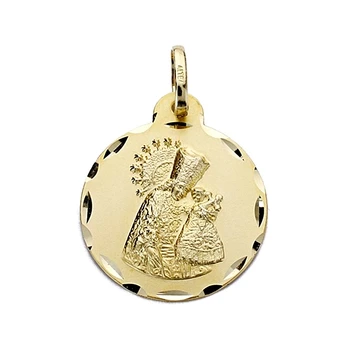 

Medal 18k gold Virgin Homeless 20mm. [7749GR] -Customizable-RECORDING INCLUDED IN THE PRICE