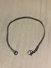 Pulsera de cadena de serpiente de acero y titanio para hombre y mujer, de acero inoxidable Brazalete de eslabones, ancho de 2MM, 316L, gran oferta