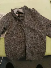 Suéter grueso de lana para hombre, Jersey cálido de cuello alto con media cremallera, suéteres de lana de punto ajustados para invierno