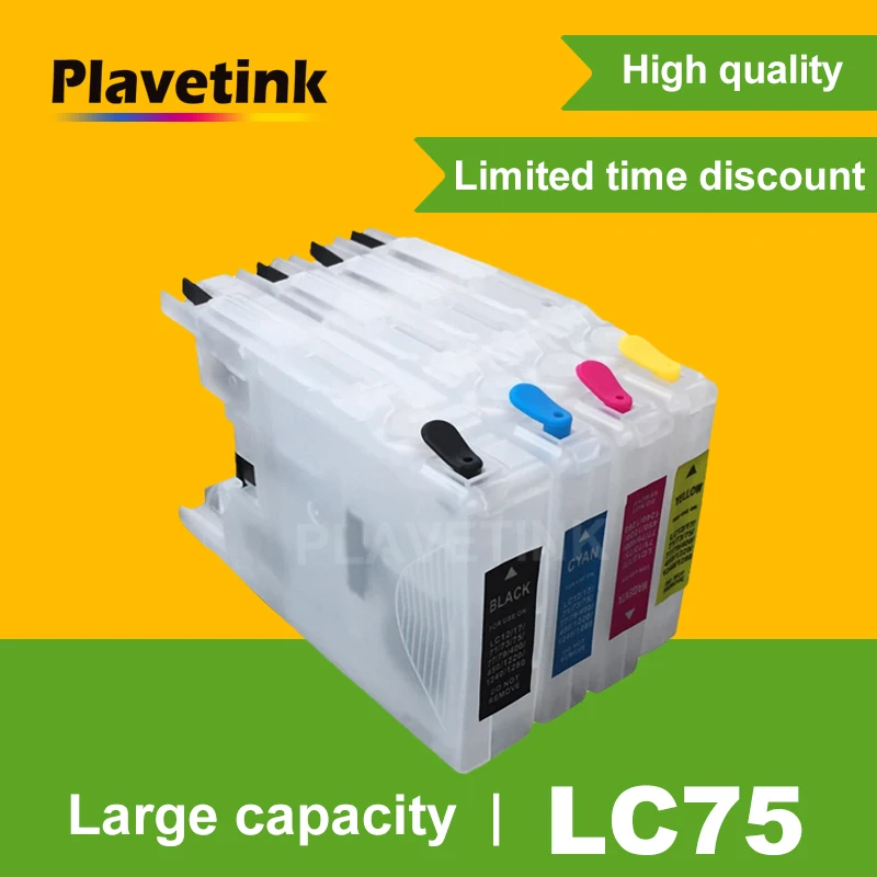 Многоразовый картридж Plavetink для Brother LC12 LC40 LC71 LC73 XL MFC J705D J705DW J710D J710DW J810DN J810DWN J825DW |