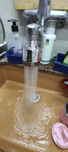 Kitchen Faucet Nozzle Sprayer Shower WATER-ROTATABLE-FILTER Splash-Proof Tap Stainless-Steel