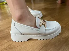 AIYUQI-Zapatillas de deporte de suela gruesa para mujer, zapatos informales de tendencia, de cuero genuino, para estudiantes, Primavera, Blanco nuevo, 2021