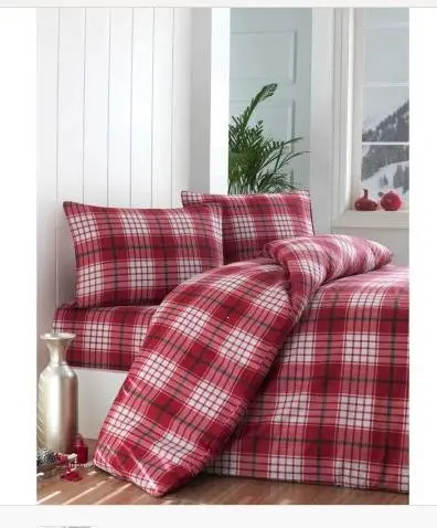 

Easy to Be Ironed Duvet cover set Double Personality Burberry Red Ep-