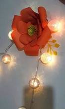 Cotton Balls Lights Lighting-Decoration Led-Fairy-Garland Leds Bedroom Holiday Christmas-Party