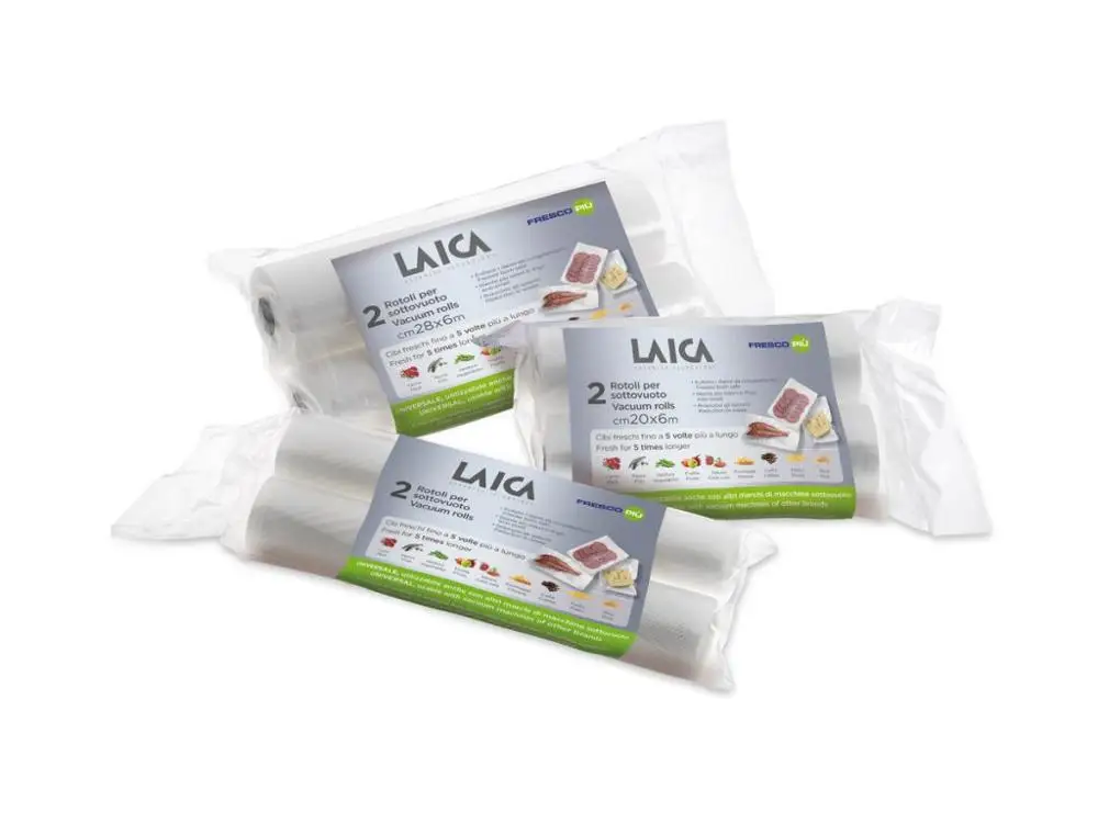 2 Rotoli Di Vuoto Conservante 28X300 Cm Del Laica Di Marca