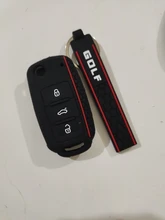 Carcasa de protección para llaves de coche para Volkswagen, polo, passat b5, golf 4, 5, 6, MK5, MK6, Eos, Bora, Beetle, TSI, nuevo diseño, funda de silicona