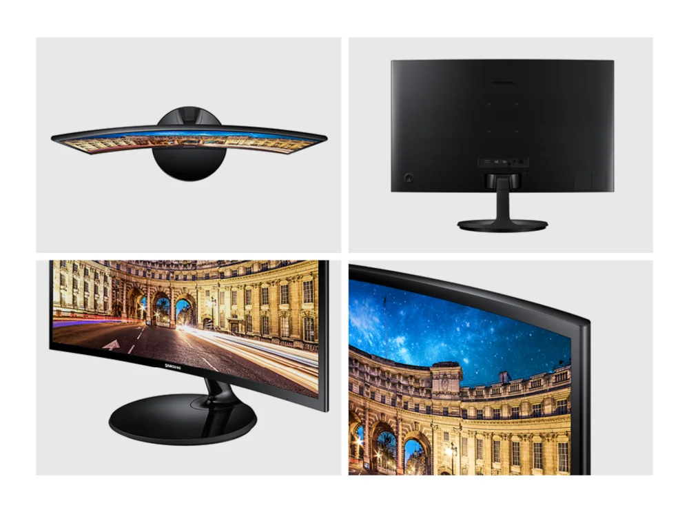 Монитор Samsung 27" C27F390FHI изогнутый VGA HDMI Black