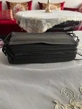 10/50/100/200 Uds máscaras desechables no tejida cara máscaras de capa de 3 capas filtro Anti polvo transpirable adultos máscara de boca negro en STOCK