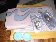 2 uds. De lentes para Cosplay, lentillas multicolores para ojos, maquillaje de Navidad, serie Anime, 1 par