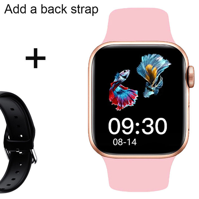 Smart Watch Men Women Smartwatch Wireless Charging Dial Calls DIY Face Heart Rate Body Temperature Monitor Fitness Bracelet