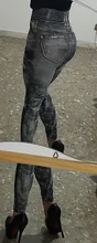 Mallas vaqueras cálidas de cintura alta para Mujer, Leggings Sexy, Push Up, sin costuras, de primavera, Vaquero elástico, 3XL