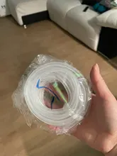 Manguera de la bomba de oxígeno para acuario, 1m/3m/5m/10m, piedra de burbuja de aire, tanque de peces, bomba de estanque, tubo de 4x6mm, Color blanco y negro