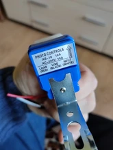 Interruptor automático de encendido y apagado para lámpara de calle, controlador de interruptor de luz de calle, DC, 220V, 50-60Hz, 10A, Sensor de fotointerruptor