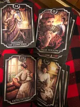 Cartas de Tarot y guía, juego de adivinación del destino, cubierta para fiesta, vacaciones, juegos de mesa