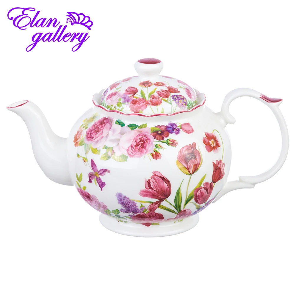 Чайник 24х14х15 см 1 л Elan Gallery Цветочное поле | Дом и сад