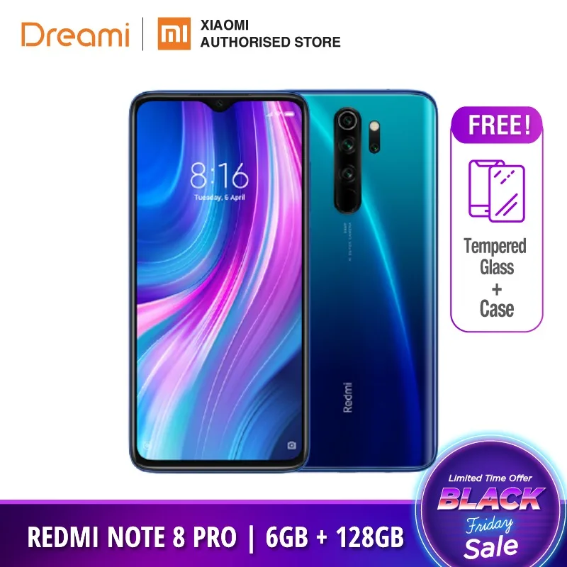 Global Version Xiaomi Redmi Note 8 PRO 128GB ROM