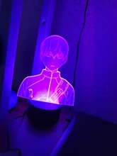 Led-Night-Light Table-Lamp Hinata-Figure Manga Gadget Bedroom-Decor Acrylic Anime Haikyuu