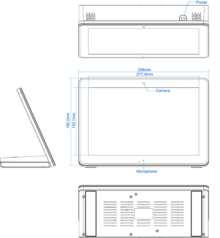 10 Inch Tablet PC Desktop - RK3128, Android 6.0, 1GB DDR3, 16GB Flash, WiFi, RJ45, BT, USB, Type-C, Serial with LED Indicator Description Image.This Product Can Be Found With The Tag Names Automotive, Beauty Health, Computers Electronics, Fashion, Home Garden, Online shopping, Phones Accessories, Toys Sports, Weddings Events