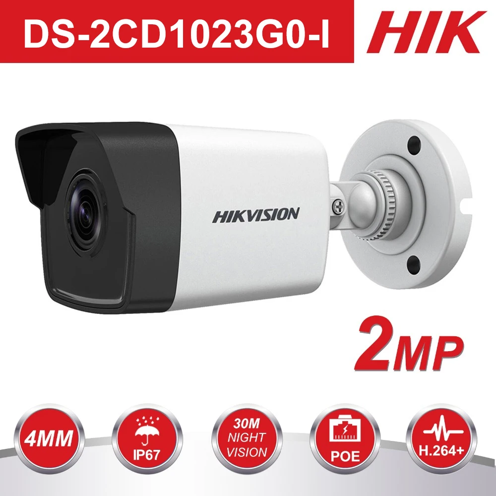 

2017 HiK New 1080P Security Camera DS-2CD1021-I 2MP DWDR IP Camera Ourdoor